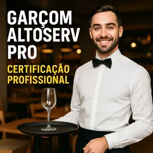 Imagem do curso Garçom AltoServ Pro – Certificação Profissional 