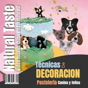 Imagen de portada para Curso online Técnicas de decoración Pastelería canina y felina 