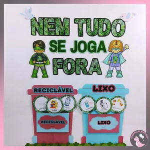 Imagem de capa para o Ebook NEM TUDO SE JOGA FORA - PAINEL RECICLAGEM-MEIO AMBIENTE