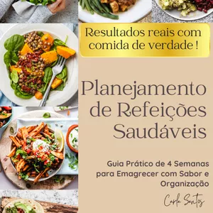 Imagem de capa para o Ebook Planejamento de Refeições Saudáveis