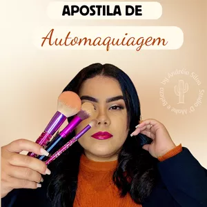 Imagem de capa para o Ebook Apostila de Automaquiagem