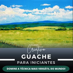 Imagem do curso Curso de Guache Para Iniciantes