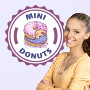 Imagen de portada para Ebook Cómo hacer y vender mini donas Más de 50 recetas profesionales.