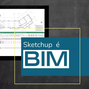 Imagem de capa para o Curso online SKETCHUP BIM