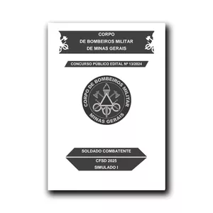 Imagem de capa para o Ebook 12 simulados CFSD CBMMG - Banca IDECAN