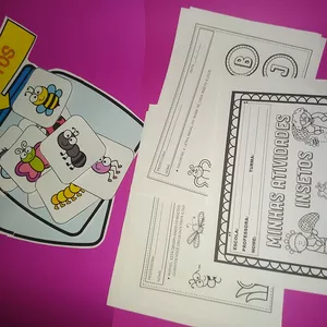 Imagem de capa para o Ebook ATIVIDADES INSETOS