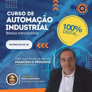 Imagem de capa para o Curso online Automação Industrial Curso Básico