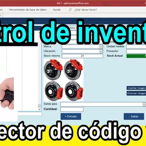 Imagen de portada para Curso online Control de inventario con foto, controla entradas y salidas