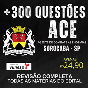 Imagem do curso SOROCABA/SP - AGENTE DE COMBATE ÁS ENDEMIAS (ACE)
