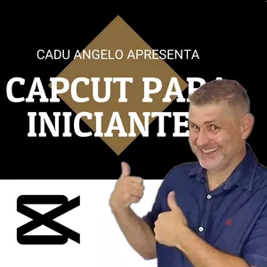 Imagem de capa para o Curso online Capcut para iniciantes - Desktop + Pacote de mídias de exemplos (Grátis)