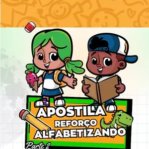 Imagem de capa para o Ebook Apostila de alfabetização reforço parte 2
