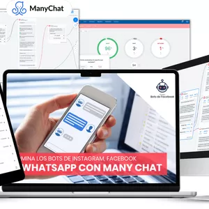 Imagen de portada para Curso online Curso Chatbots para Instagram, Facebook y WhatsApp con Manychat
