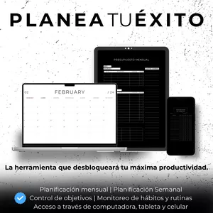Imagen de portada para Ebook Planea tu Éxito - Planner 2024