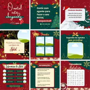 Imagem de capa para o Curso online Pack Doce Canva Natalino