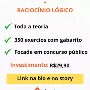 Imagem de capa para o Ebook Combo: Apostila de Matemática Básica + Raciocínio Lógico