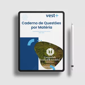 Imagem de capa para o Ebook UEL Descomplicada: Caderno de Questões dividido por Matéria