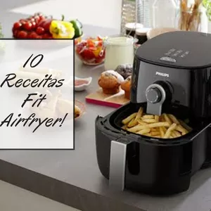 Imagem de capa para o Ebook 10 Receitas Fit Airfryer