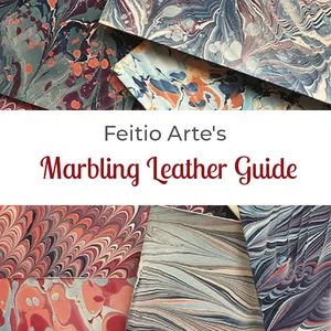 Cover image for Ebook Feitio Arte's Marbling Leather Guide