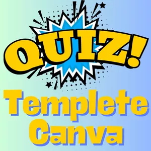 Imagem de capa para o Ebook  Pack de Templates para Canva de Quiz na Vertical 9:16