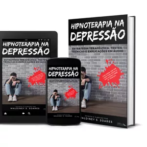 Imagem de capa para o Ebook Hipnoterapia na Depressão 