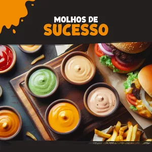 Imagem de capa para o Ebook Molhos de Sucesso: Domine os molhos que transformam clientes em fãs fiéis