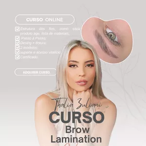 Imagem de capa para o Curso online Curso Brow Lamination