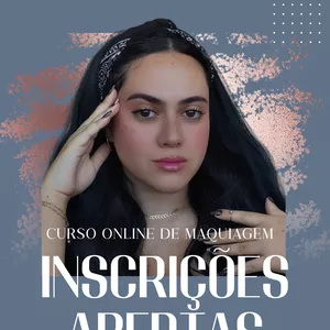 Imagem de capa para o Curso online Curso online ao vivo de auto maquiagem - Intensivão da make