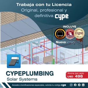 Imagen de portada para Curso online CYPEPLUMBING Solar Systems