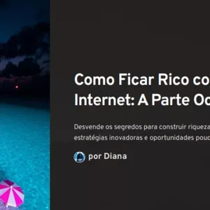 Imagem de capa para o Curso online Como ficar rico na Internet ( parte Oculta)