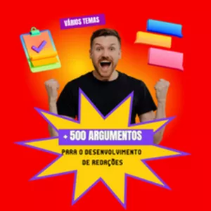 Imagem de capa para o Ebook 500 ARGUMENTOS PARA UTILIZAR EM REDAÇÕES 