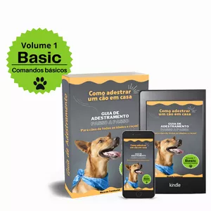 Imagem de capa para o Ebook Como adestrar um cão em casa - Guia de adestramento passo a passo - Volume 1 Basic