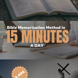 Cover image for Ebook Bible Memorization Method in 15 Minutes a Day 