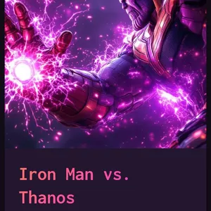 Imagen de portada para Ebook Ironman vs Thanos La Batalla Final 
