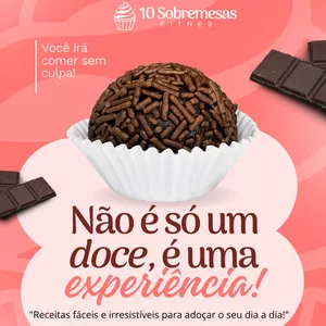 Imagem de capa para o Ebook 10 Sobremesas Fit