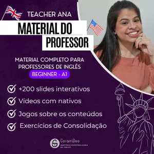 Imagem do curso Material Completo para Professores de Inglês - Série Beginner - A1