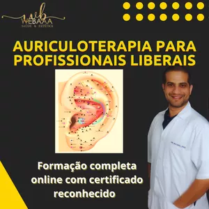 Imagem principal do produto CURSO DE AURICULOTERAPIA PARA PROFISSIONAIS LIBERAIS