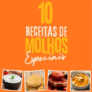 Imagem de capa para o Ebook Receitas de Molhos Caseiros para Empreender na Gastronomia