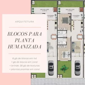 Imagem de capa para o Curso online Blocos Planta Humanizada + Brinde De Texturas
