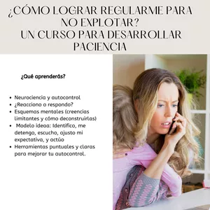 Imagen de portada para Curso online Autocontrol y paciencia 