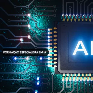 Imagem de capa para o Curso online Formação Especialista em IA