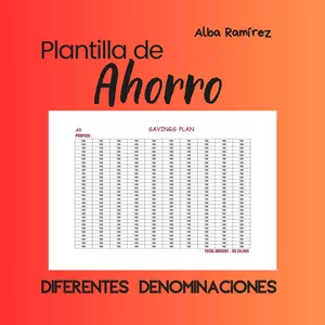 Imagen de portada para Ebook Plantilla Plan de Ahorro 1000 Pesos