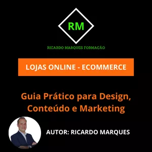 Imagem de capa para o Ebook Otimização de Lojas Online - Guia Prático para Design, Conteúdo e Marketing