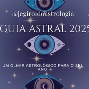 Imagem de capa para o Ebook Guia Astral 2025 
