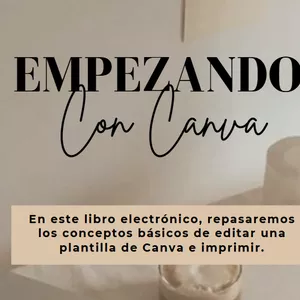 Imagen de portada para Curso online EMPEZANDO CON CANVA con derechos de reventa.