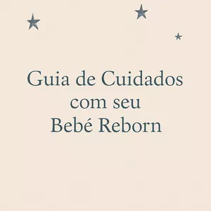 Imagem de capa para o Ebook CURSO PARA CUIDADOS COM SEU BEBÊ REBORN