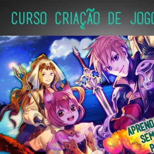 Imagem de capa para o Ebook Curso Criação de Jogos Rpg