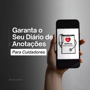Imagem de capa para o Curso online Diário de Anotações para Cuidadores