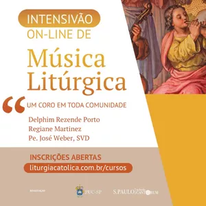 Imagem de capa para o Curso online INTENSIVÃO ON-LINE DE MÚSICA LITÚRGICA