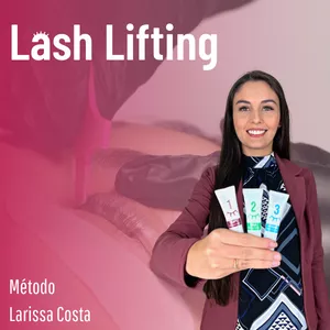 Imagem de capa para o Curso online Curso de Lash Lifting - Método Larissa Costa