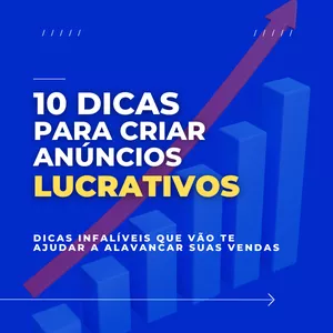 Imagem de capa para o Ebook 10 Dicas para Criar Anúncios Lucrativos